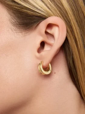 Boucles d’oreilles créoles « Huggie » Mini d’Ana Luisa Wade