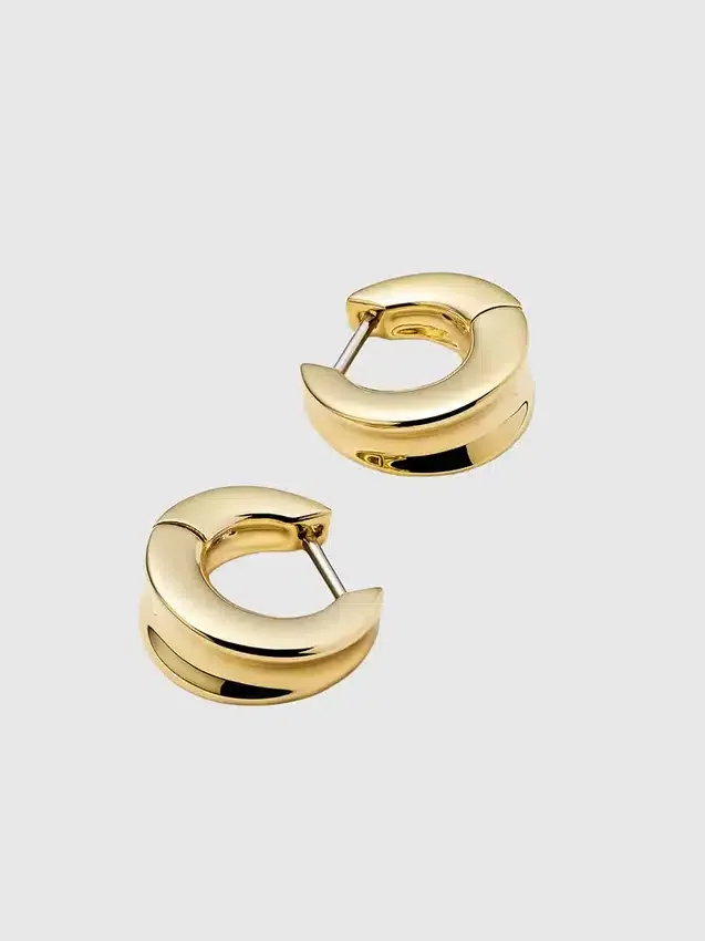 Boucles d’oreilles créoles « Huggie » Mini d’Ana Luisa Wade