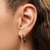 Boucles d’oreilles créoles moyennes Ana Luisa Giulia