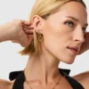 Boucles d’oreilles doubles créoles Ana Luisa Ash