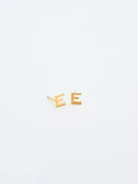 Boucles d’oreilles « Initial » en or Admiral Row