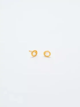 Boucles d’oreilles « Initial » en or Admiral Row