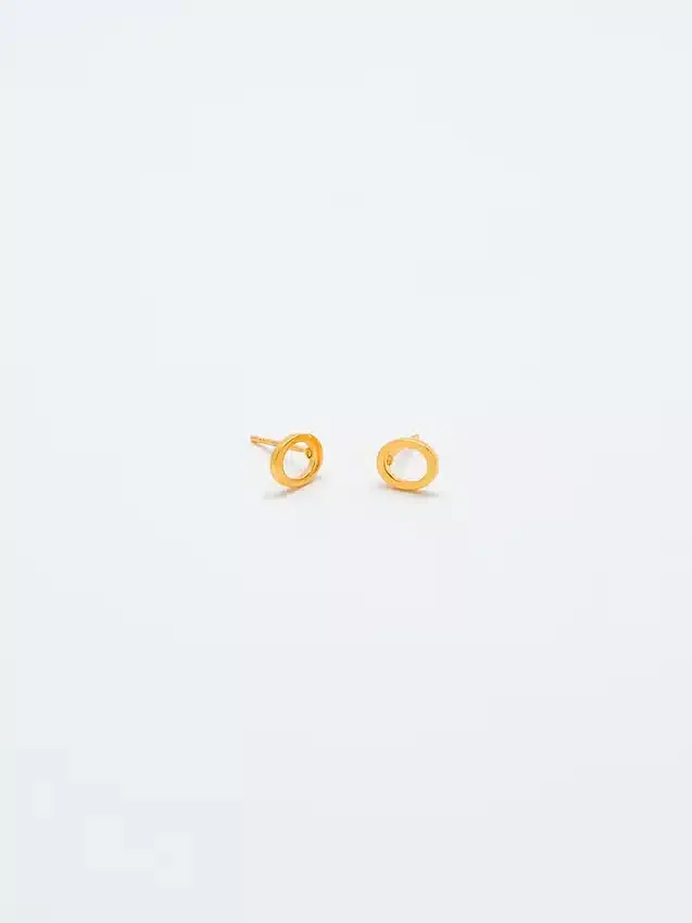 Boucles d’oreilles « Initial » en or Admiral Row
