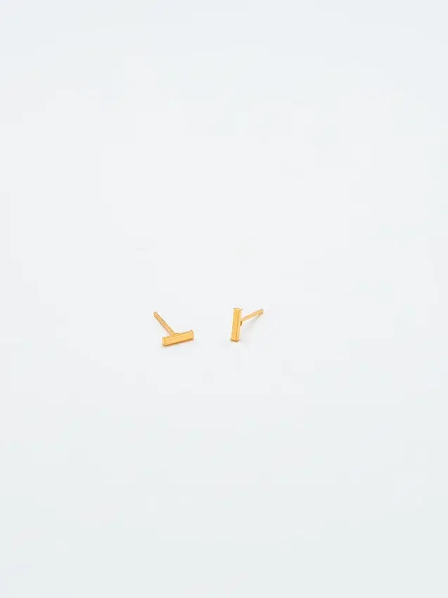 Boucles d’oreilles « Initial » en or Admiral Row