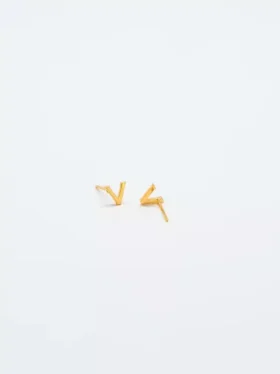Boucles d’oreilles « Initial » en or Admiral Row