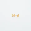 Boucles d’oreilles « Initial » en or Admiral Row