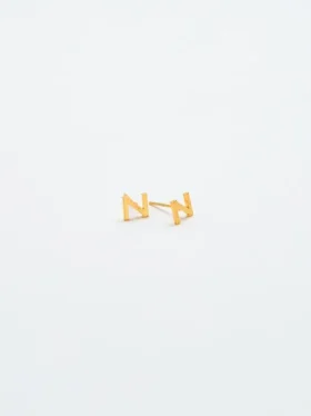 Boucles d’oreilles « Initial » en or Admiral Row
