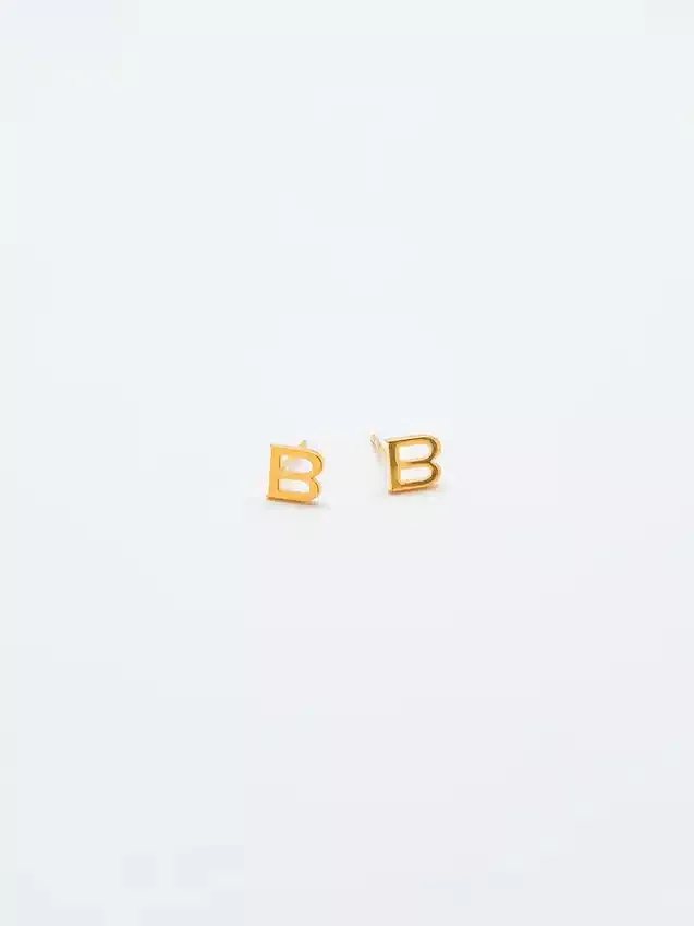Boucles d’oreilles « Initial » en or Admiral Row