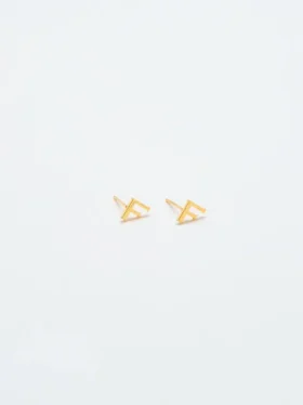 Boucles d’oreilles « Initial » en or Admiral Row
