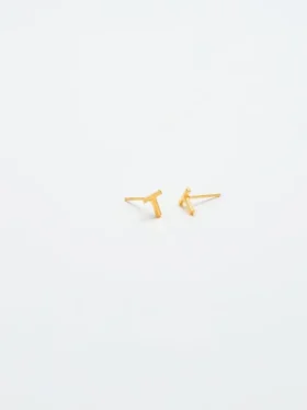 Boucles d’oreilles « Initial » en or Admiral Row