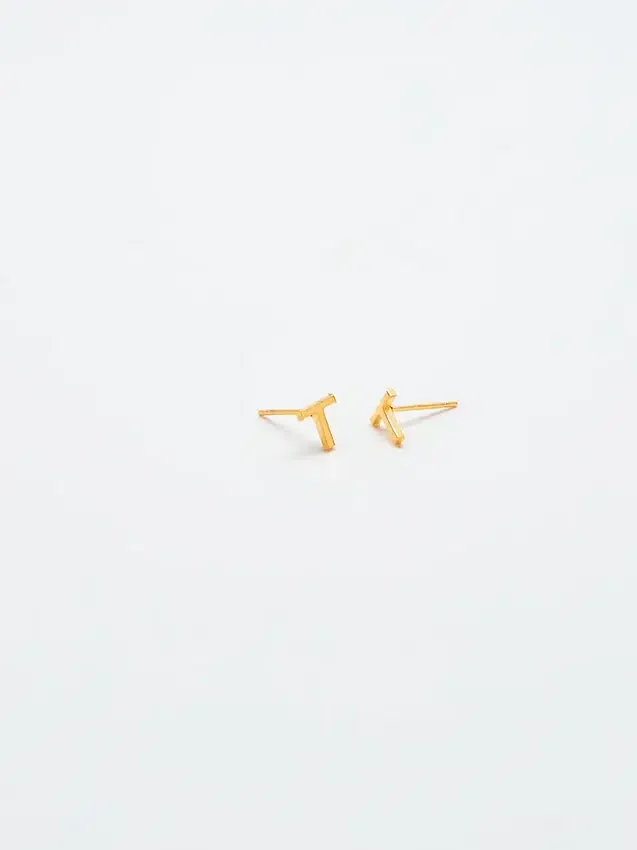 Boucles d’oreilles « Initial » en or Admiral Row