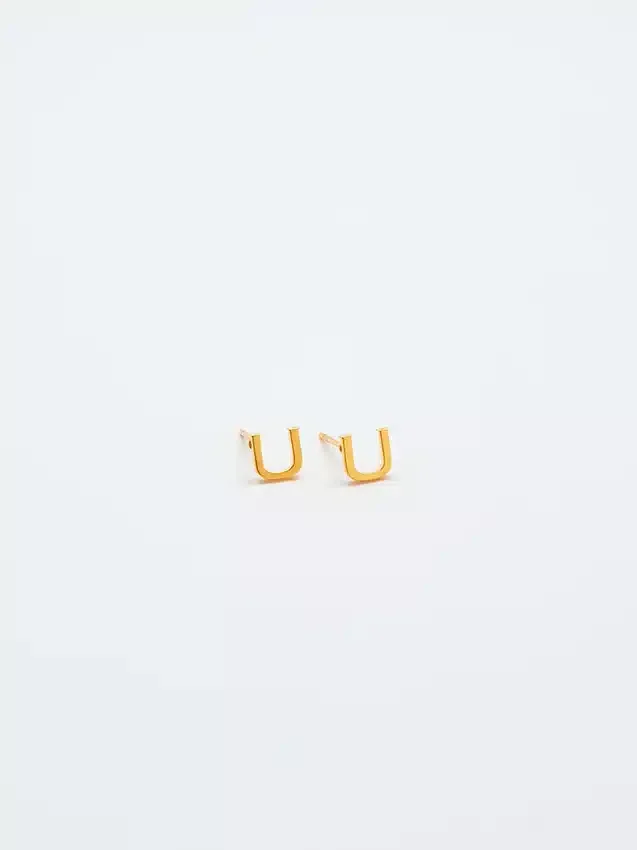 Boucles d’oreilles « Initial » en or Admiral Row