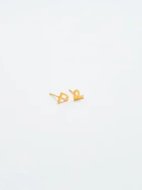 Boucles d’oreilles « Initial » en or Admiral Row