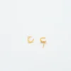 Boucles d’oreilles « Initial » en or Admiral Row