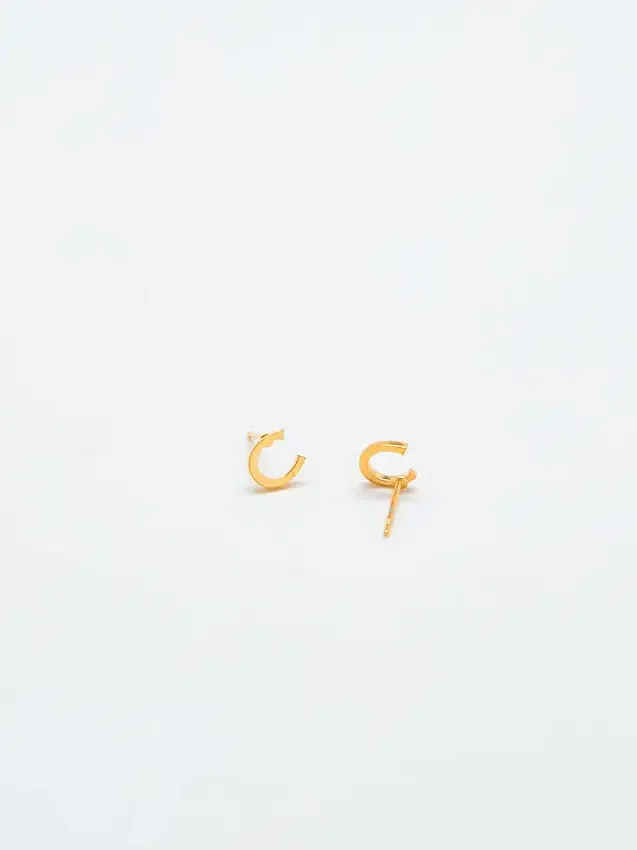 Boucles d’oreilles « Initial » en or Admiral Row