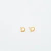 Boucles d’oreilles « Initial » en or Admiral Row