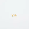 Boucles d’oreilles « Initial » en or Admiral Row