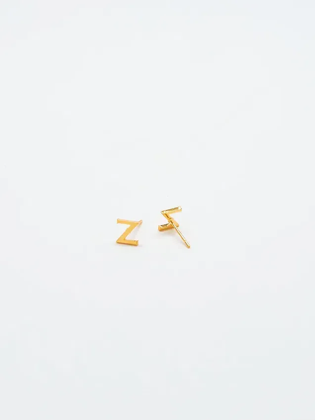 Boucles d’oreilles « Initial » en or Admiral Row