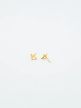 Boucles d’oreilles « Initial » en or Admiral Row