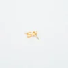 Boucles d’oreilles « Initial » en or Admiral Row