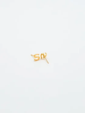 Boucles d’oreilles « Initial » en or Admiral Row