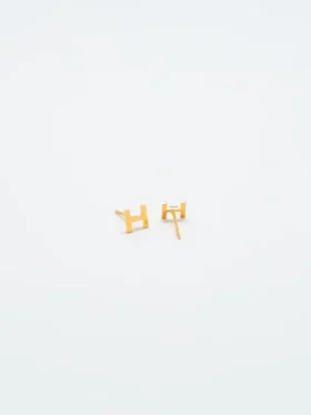 Boucles d’oreilles « Initial » en or Admiral Row