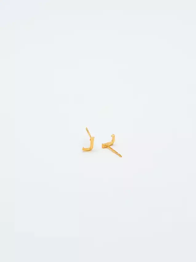 Boucles d’oreilles « Initial » en or Admiral Row
