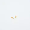 Boucles d’oreilles « Initial » en or Admiral Row