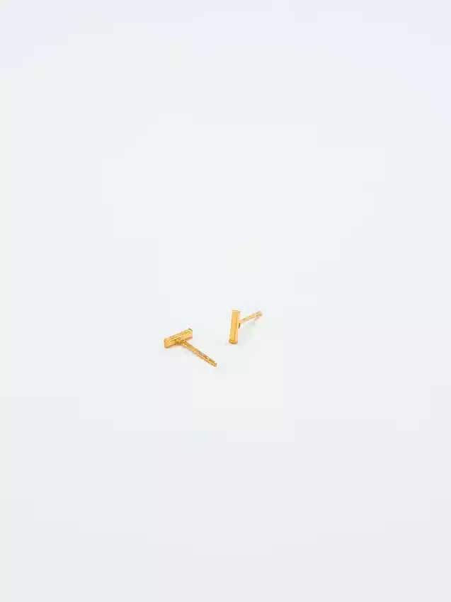 Boucles d’oreilles « Initial » en or Admiral Row