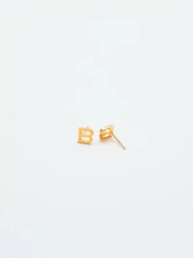 Boucles d’oreilles « Initial » en or Admiral Row