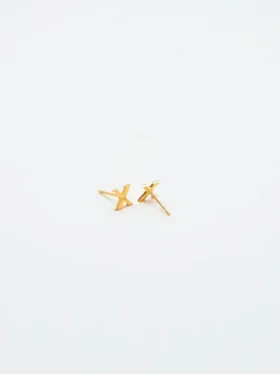 Boucles d’oreilles « Initial » en or Admiral Row