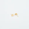 Boucles d’oreilles « Initial » en or Admiral Row