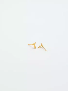 Boucles d’oreilles « Initial » en or Admiral Row