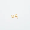 Boucles d’oreilles « Initial » en or Admiral Row