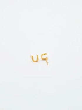 Boucles d’oreilles « Initial » en or Admiral Row
