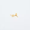 Boucles d’oreilles « Initial » en or Admiral Row