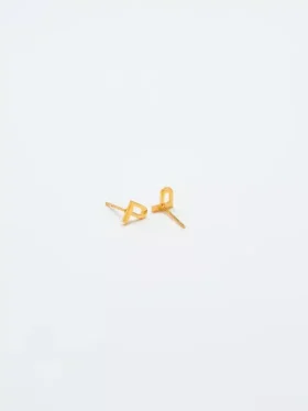 Boucles d’oreilles « Initial » en or Admiral Row