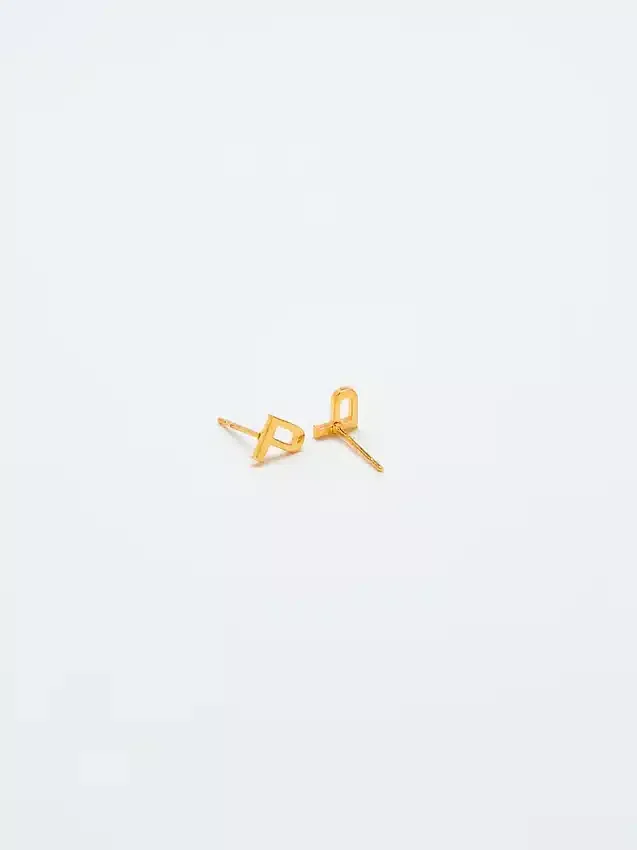 Boucles d’oreilles « Initial » en or Admiral Row