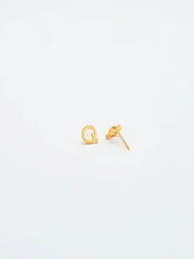 Boucles d’oreilles « Initial » en or Admiral Row