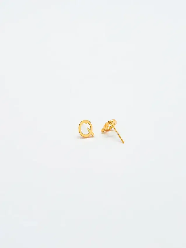 Boucles d’oreilles « Initial » en or Admiral Row