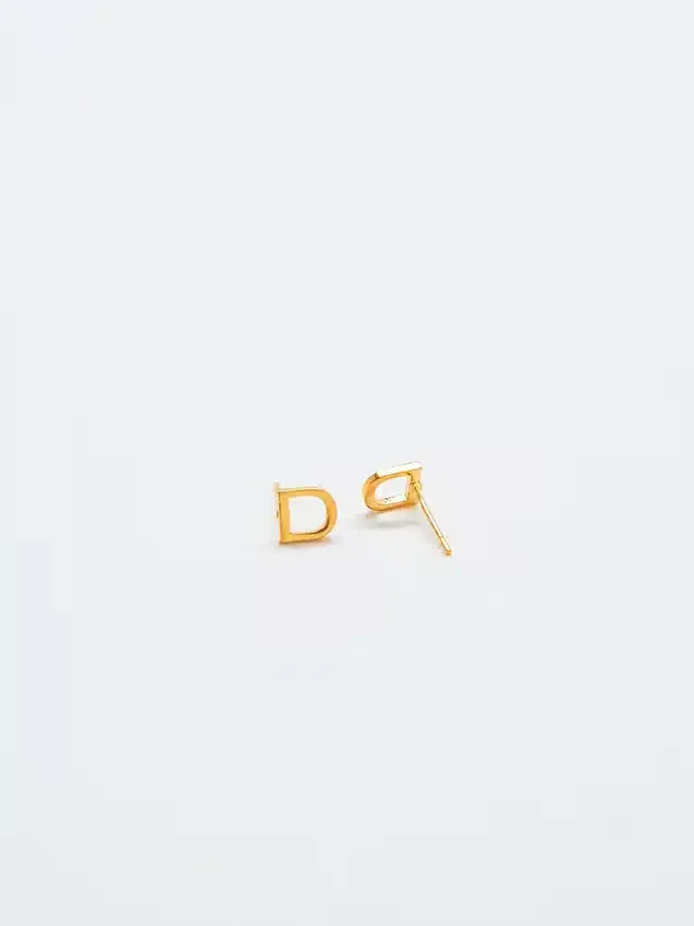 Boucles d’oreilles « Initial » en or Admiral Row