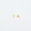 Boucles d’oreilles « Initial » en or Admiral Row