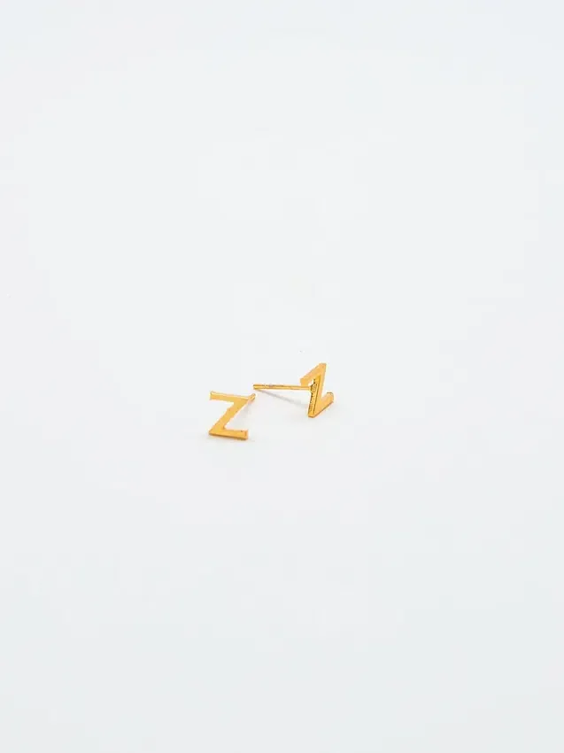 Boucles d’oreilles « Initial » en or Admiral Row