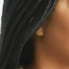 Boucles d’oreilles à initiale en or Admiral Row