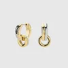 Boucles d’oreilles pendantes « Huggie » Ana Luisa Asher
