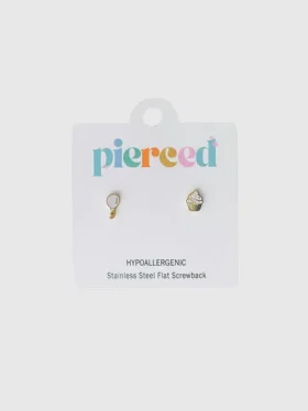 Boucles d’oreilles à vis « Birthday Party » de Pierced Co