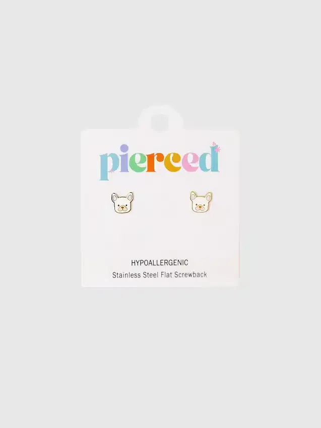 Boucles d’oreilles à vis « Chien »