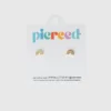 Boucles d’oreilles à vis « Classic Rainbow » de Pierced Co