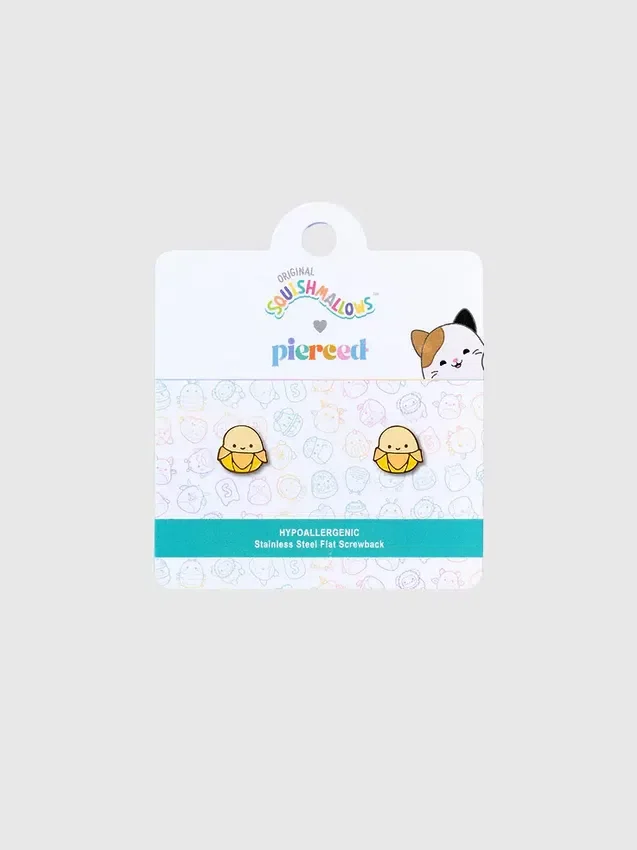 Boucles d’oreilles à vis Pierced Co Squishmallows Junie