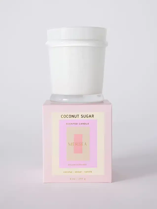 Bougie en coffret « Mersea Coconut Sugar »